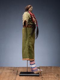 Crow Beaded Doll