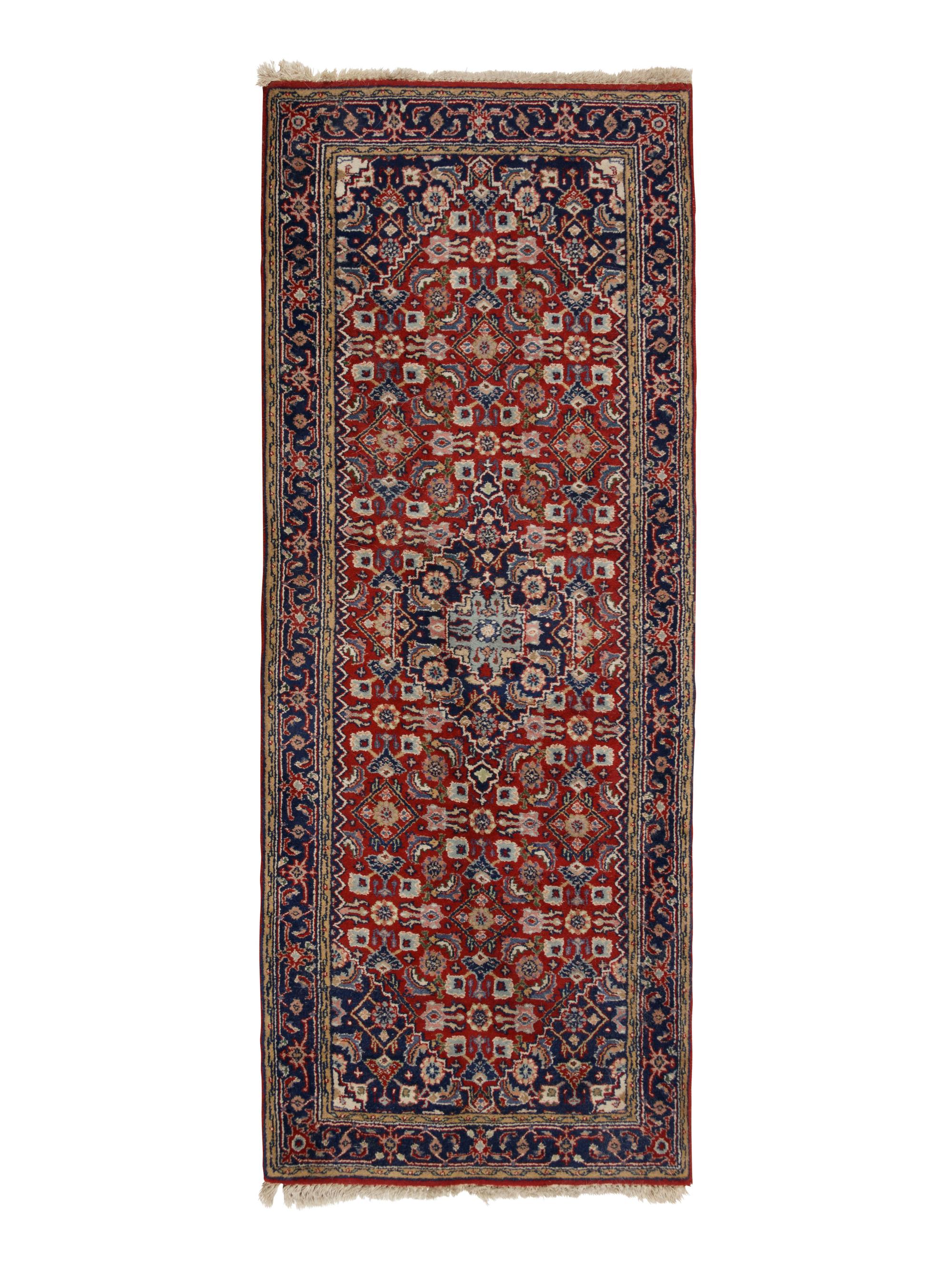 A Malayer Wool Runner and a Similar Mat