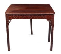 A George III Mahogany Games Table — EARLY 19TH CENTURY