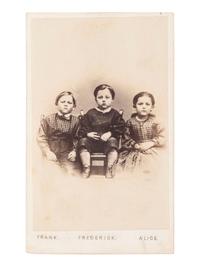[CIVIL WAR]. WENDEROTH, TAYLOR & BROWN, photographers. The Children of the Battle Field. Philadelphia, PA, 1865.