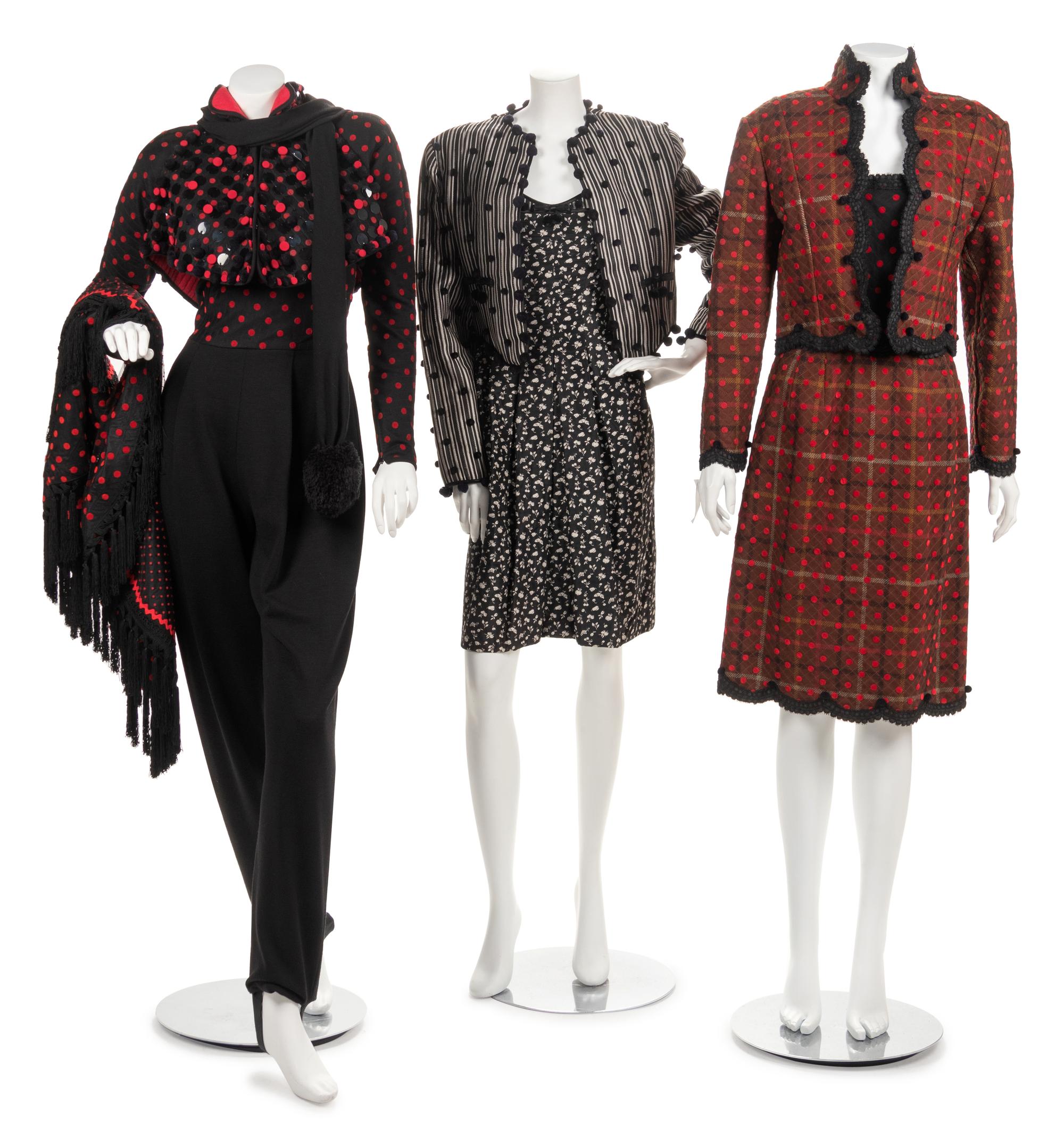 Three Geoffrey Beene Ensembles, 1980s