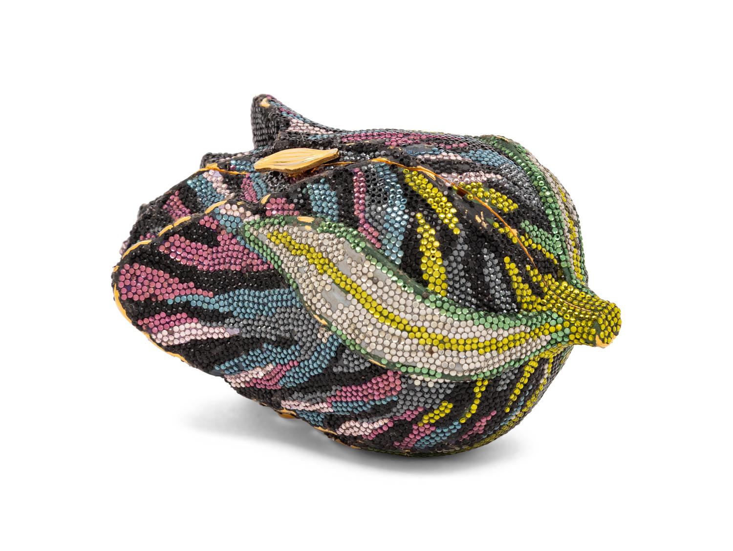 Judith Leiber, Purple Tulip Miniaudière