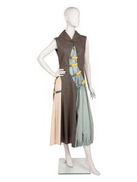Issey Miyake Paneled Cotton Dress, 1990-2010