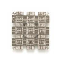 Chanel, Geometric Rhinestone Brooch