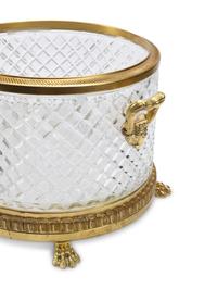 A Pair of Gilt Bronze Mounted Cut Glass Jardinières
