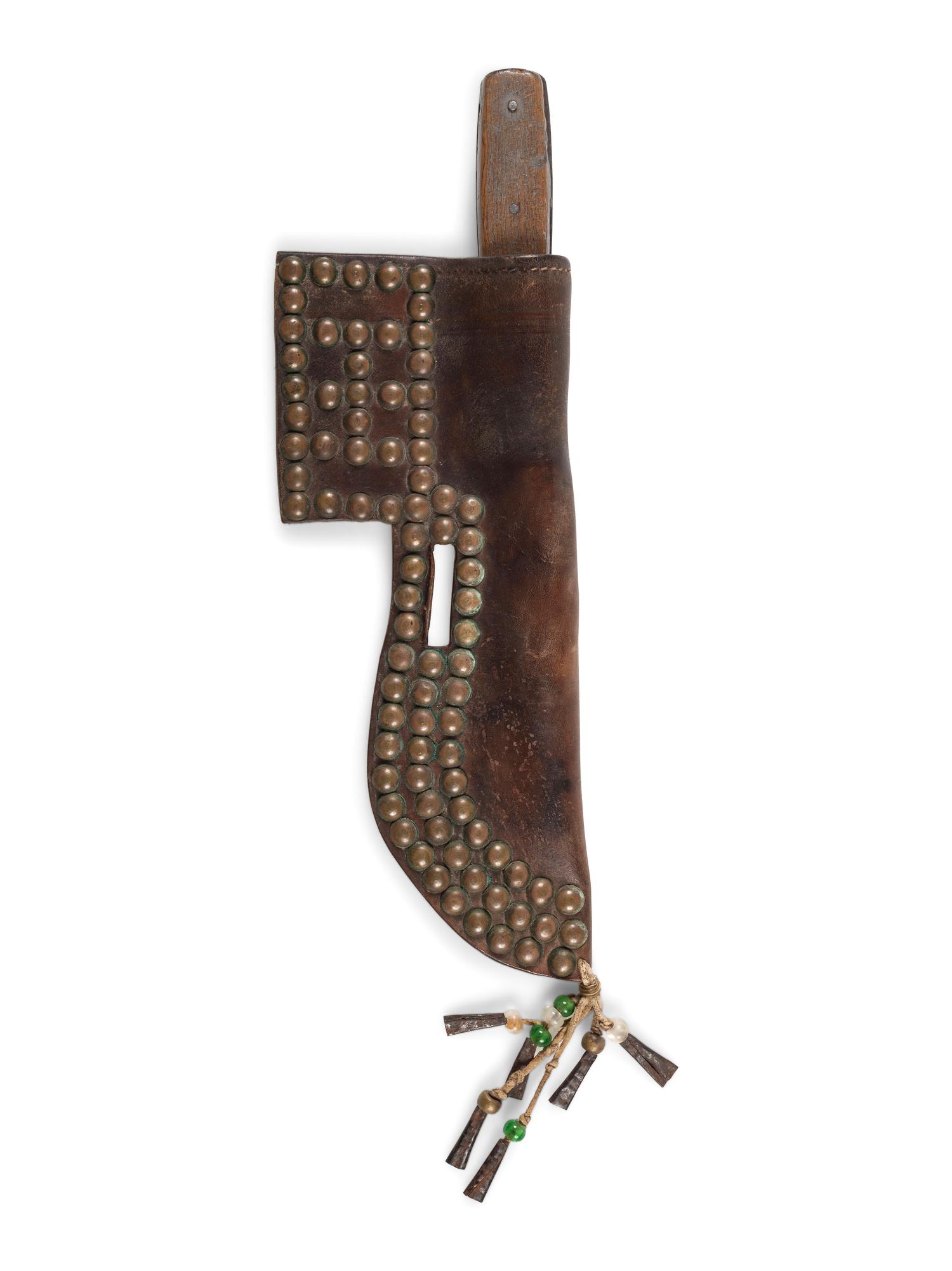 Blackfeet Tacked Knife Sheath, with Knife