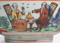 Fifteen assorted Chinese export porcelain tea wares, 18th century 外銷瓷茶具一組十五件 十八世紀