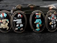 Mosaic Inlay Katsina Concha Belt