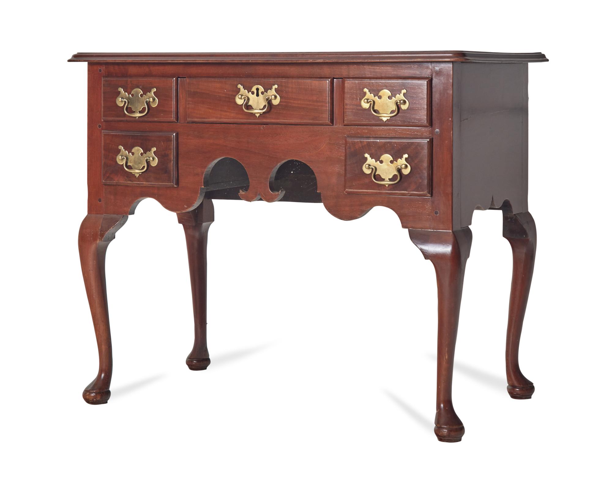 A Queen Anne Mahogany Dressing Table