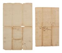 [FRENCH & INDIAN WAR] -- [PRIVATEERS]. A group of 5 documents associated with New York Privateer Captain James Lilley and the British ship he commanded during the French and Indian War, the Duke of Cumberland .