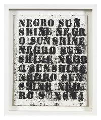 Study for Negro Sunshine II #13, 2011