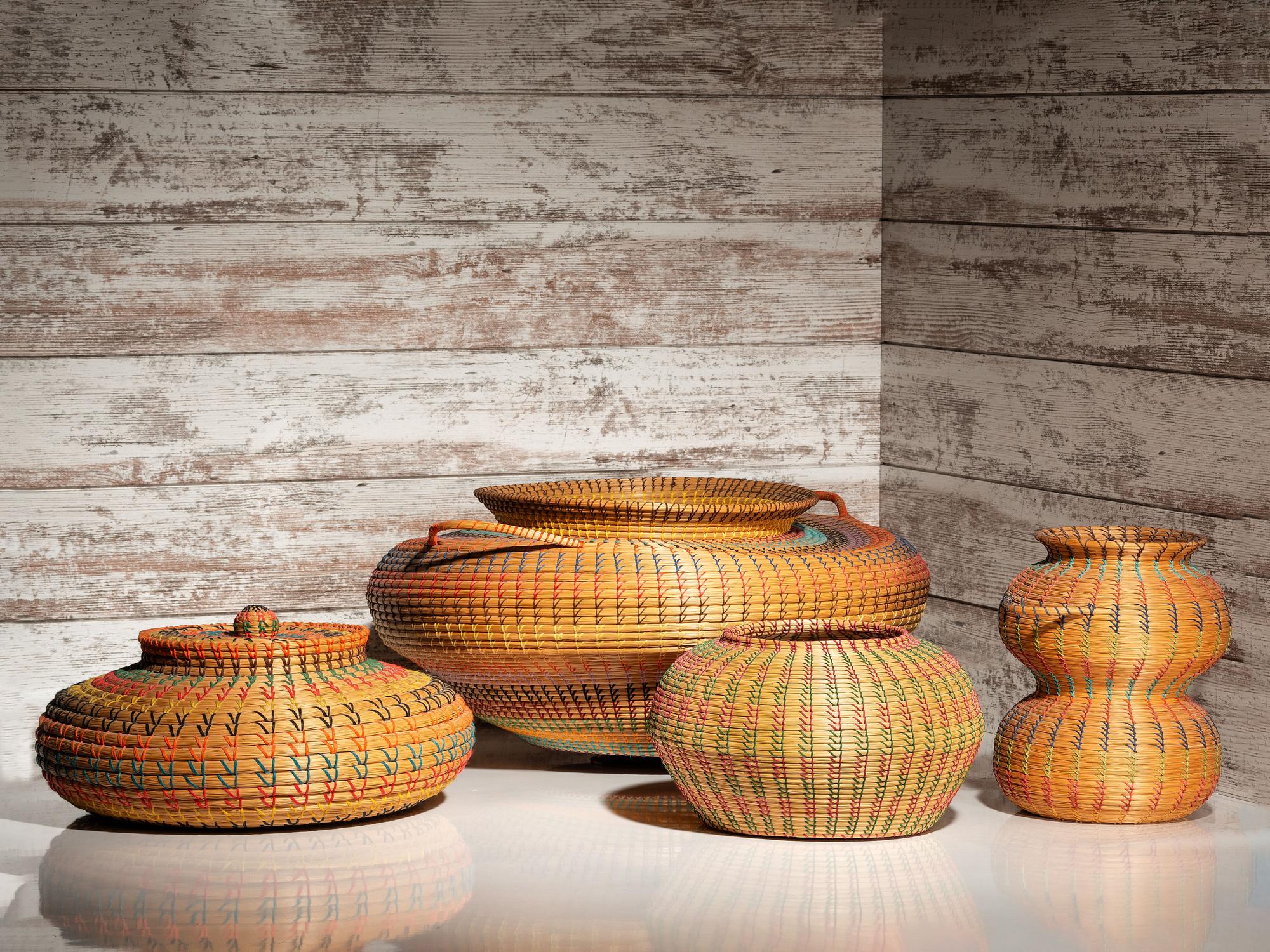 Collection of Seminole Baskets