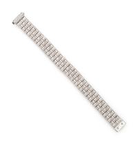 ROBERTO COIN. WHITE GOLD AND DIAMOND 'APPASSIONATA' BRACELET