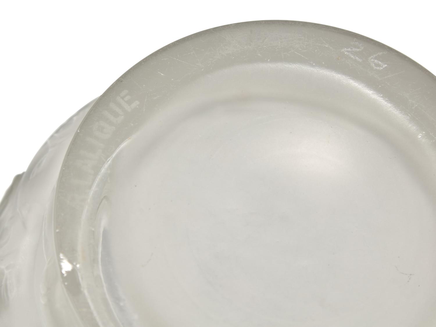 A Molded Glass Monaco Vase