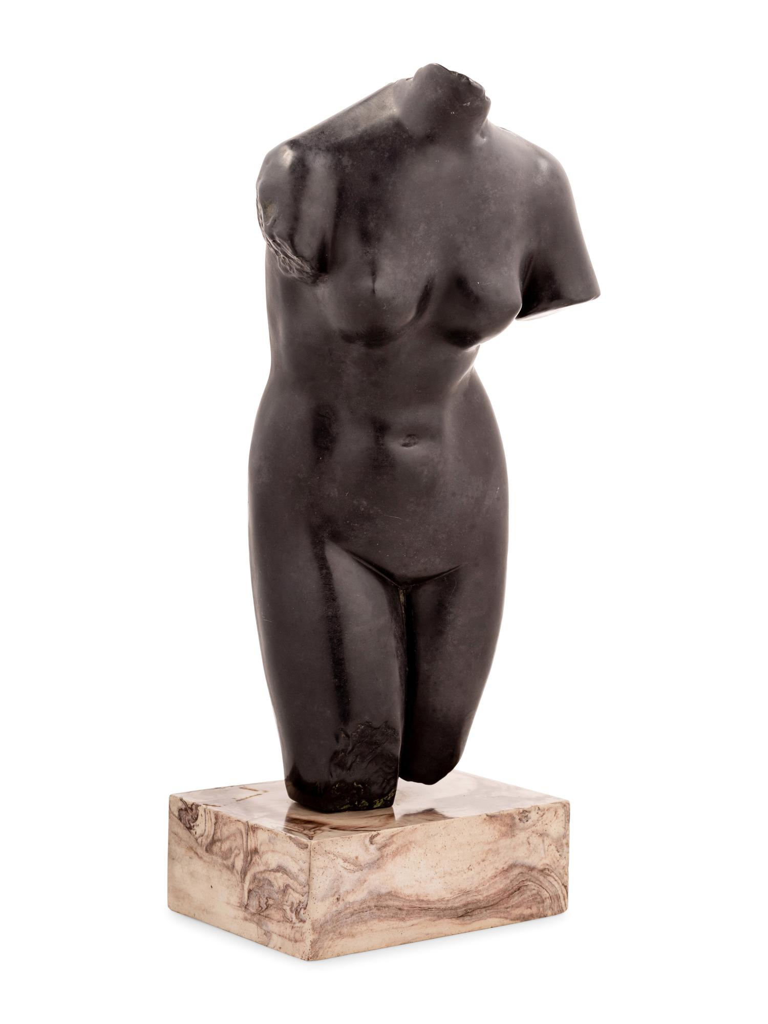 A Black Composition Female Torso
