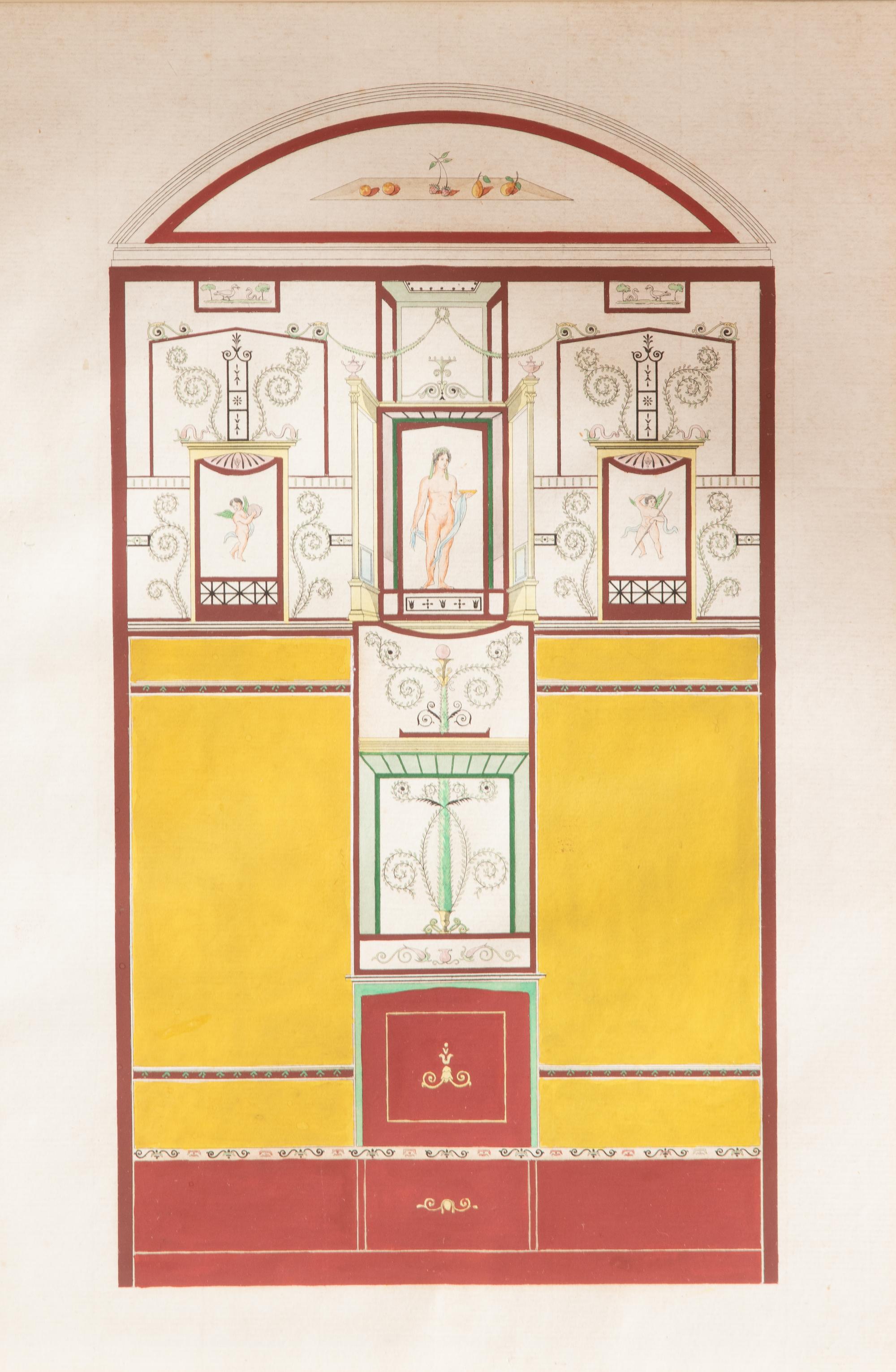A Collection of Hand-Colored Engravings by Jules Frederic Bouchet Framed 20 3/4 x 16 3/4 inches. — (French, 1799-1860)
