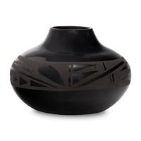 Blackware Pottery Jar