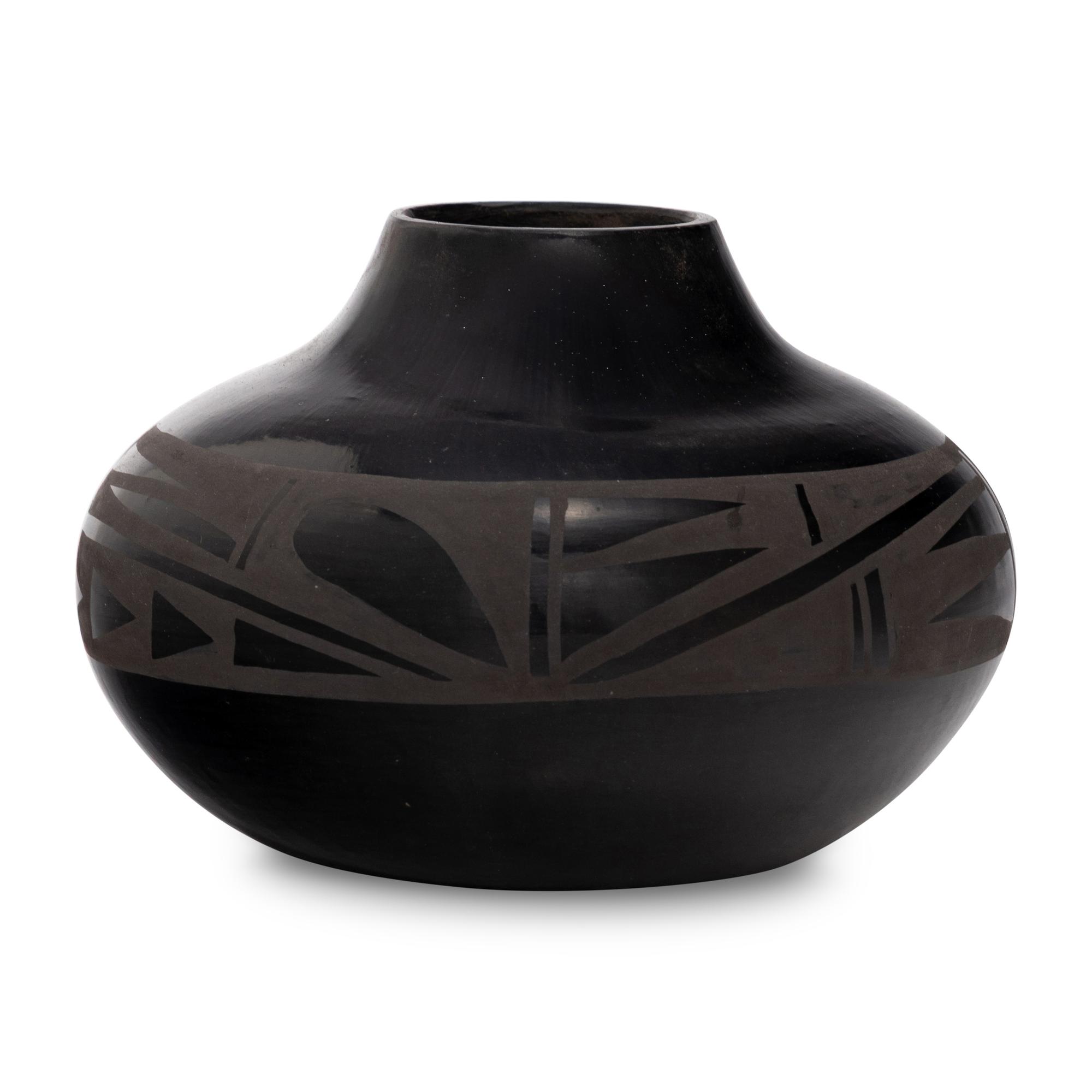 Blackware Pottery Jar