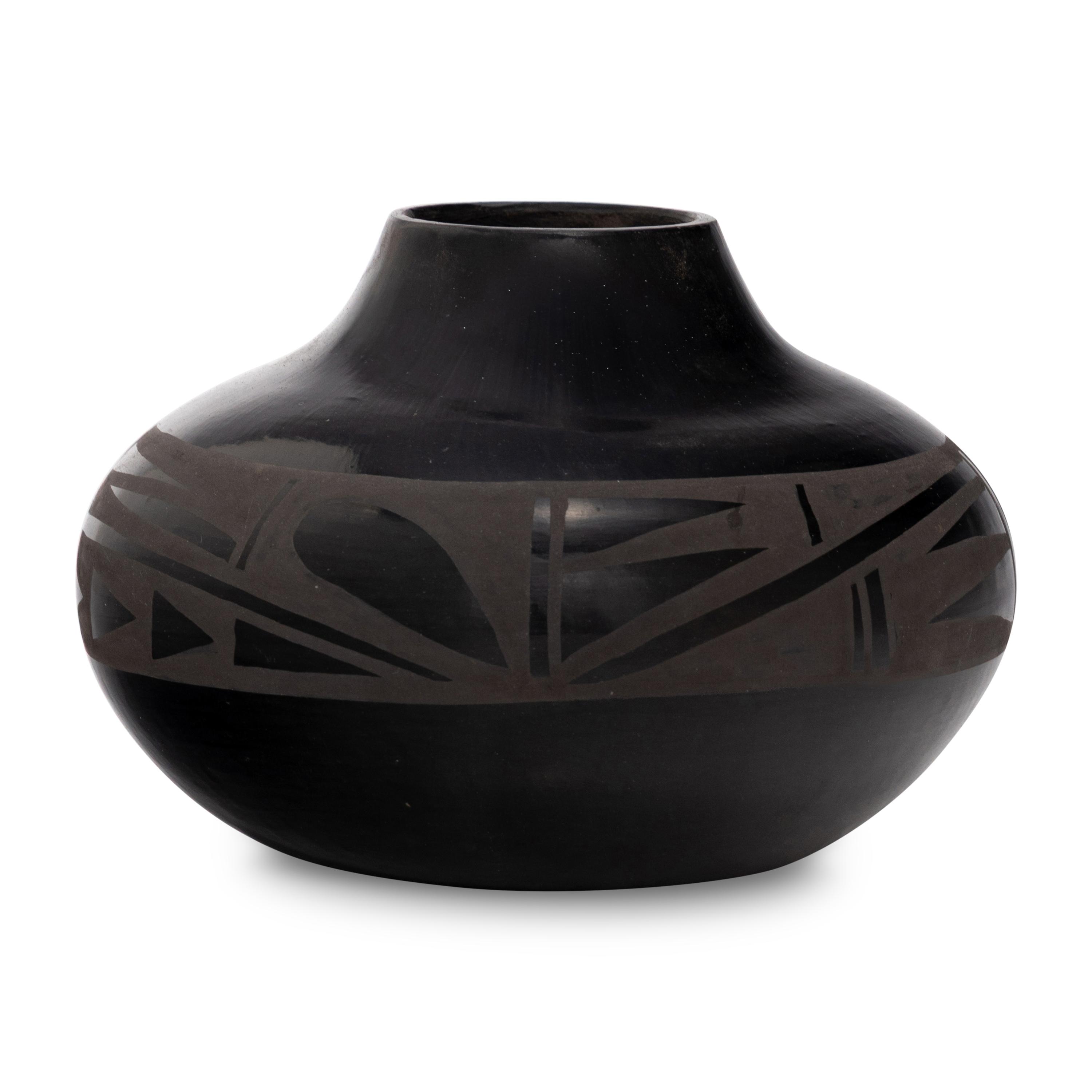 Blackware Pottery Jar