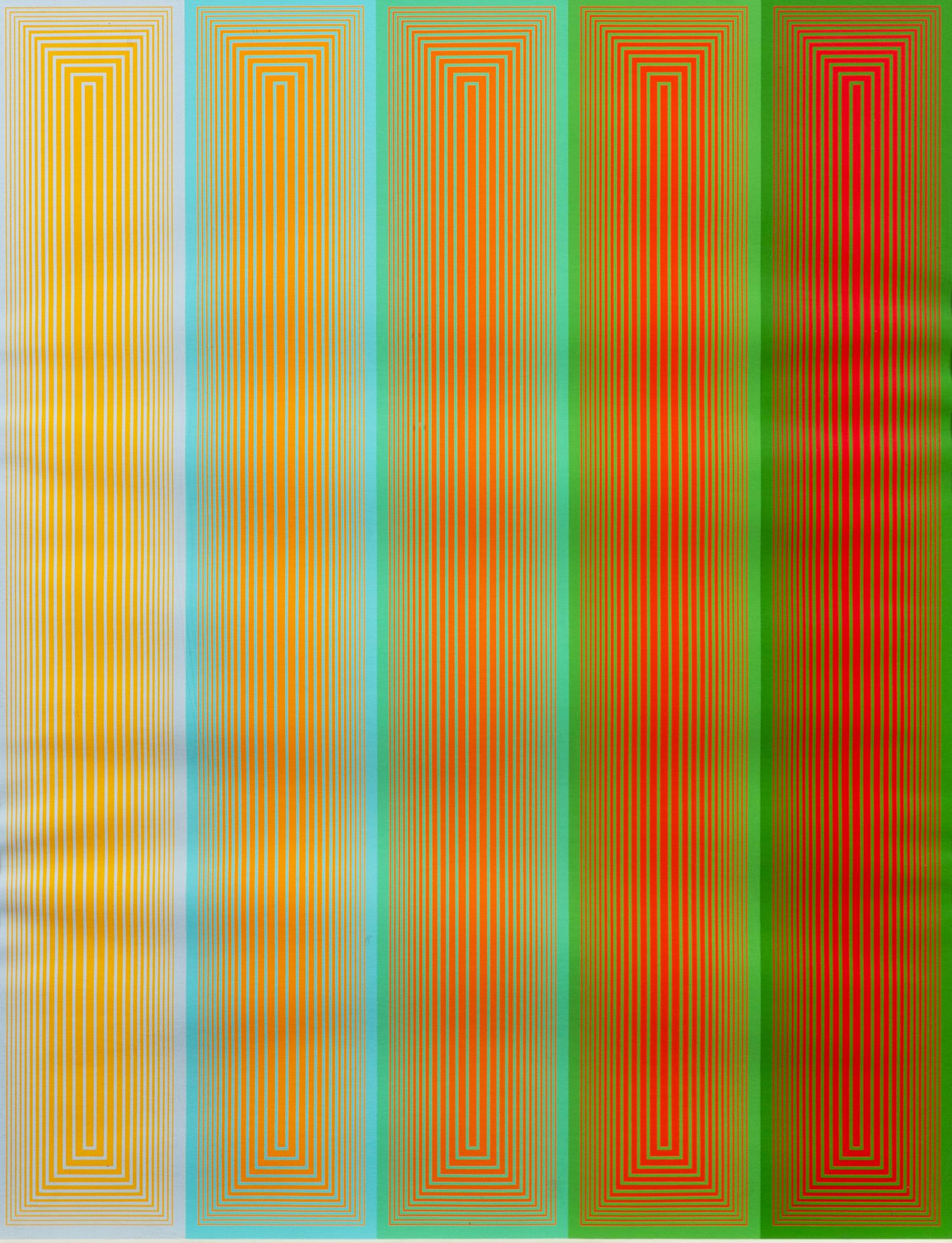 Richard Anuszkiewicz, (American, b. 1930), Inward Eye, 1970