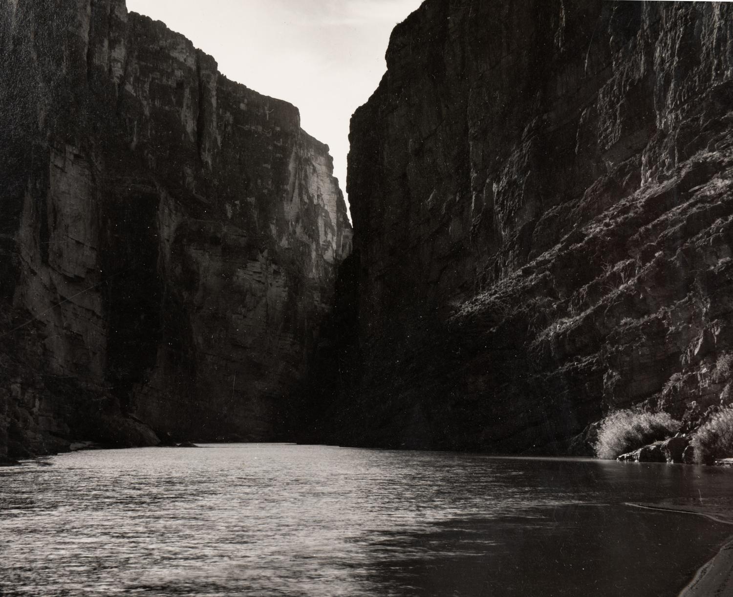 Laura Gilpin (1891-1979) Santa Elena Canyon, Big Bend National Park, Texas, 1946; and Untitled (Flowering Adams Needle Yucca,) nd