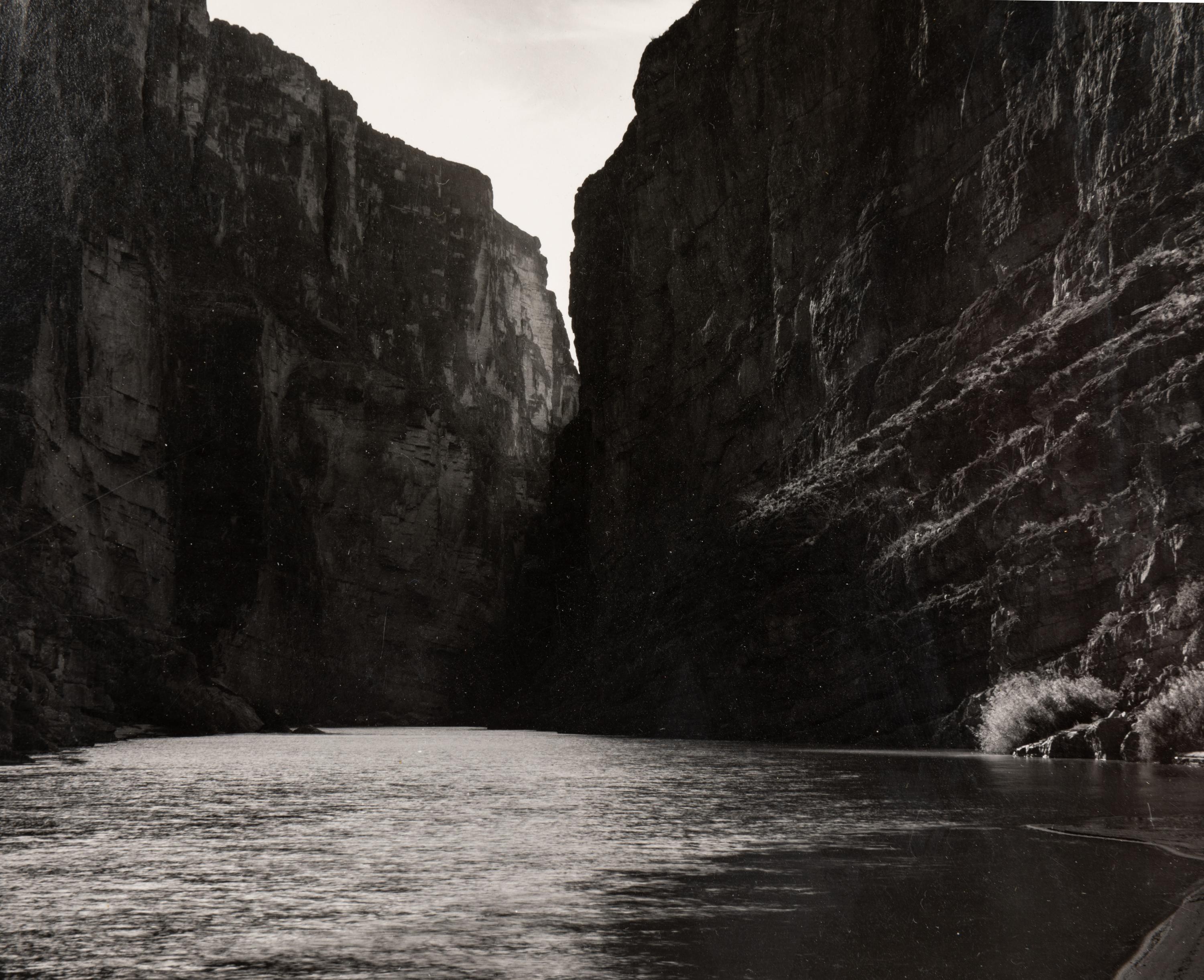 Laura Gilpin (1891-1979) Santa Elena Canyon, Big Bend National Park, Texas, 1946; and Untitled (Flowering Adams Needle Yucca,) nd
