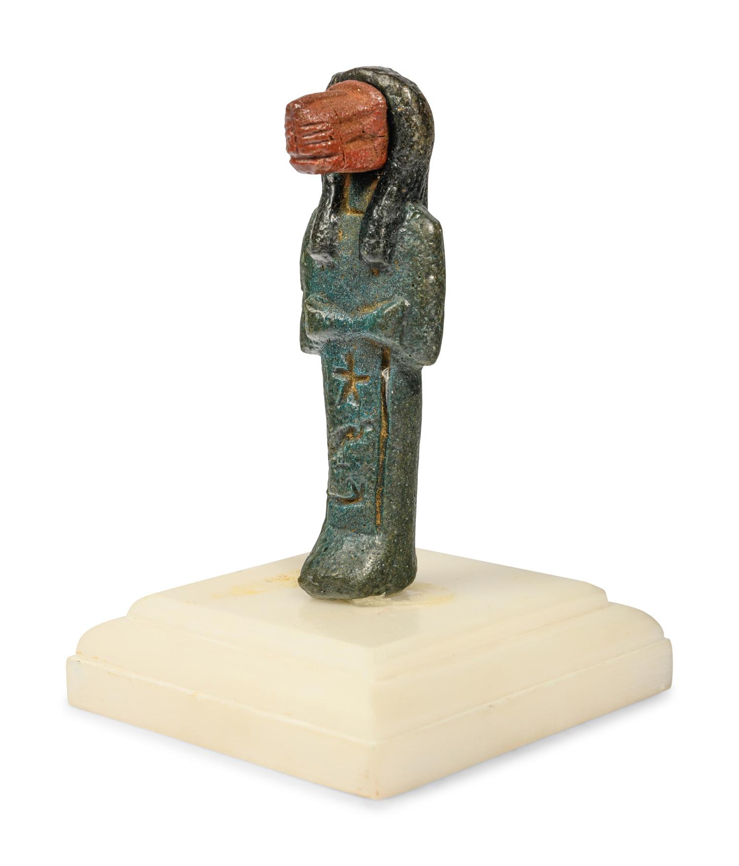 An Egyptian Composite Faience Sekhmet
