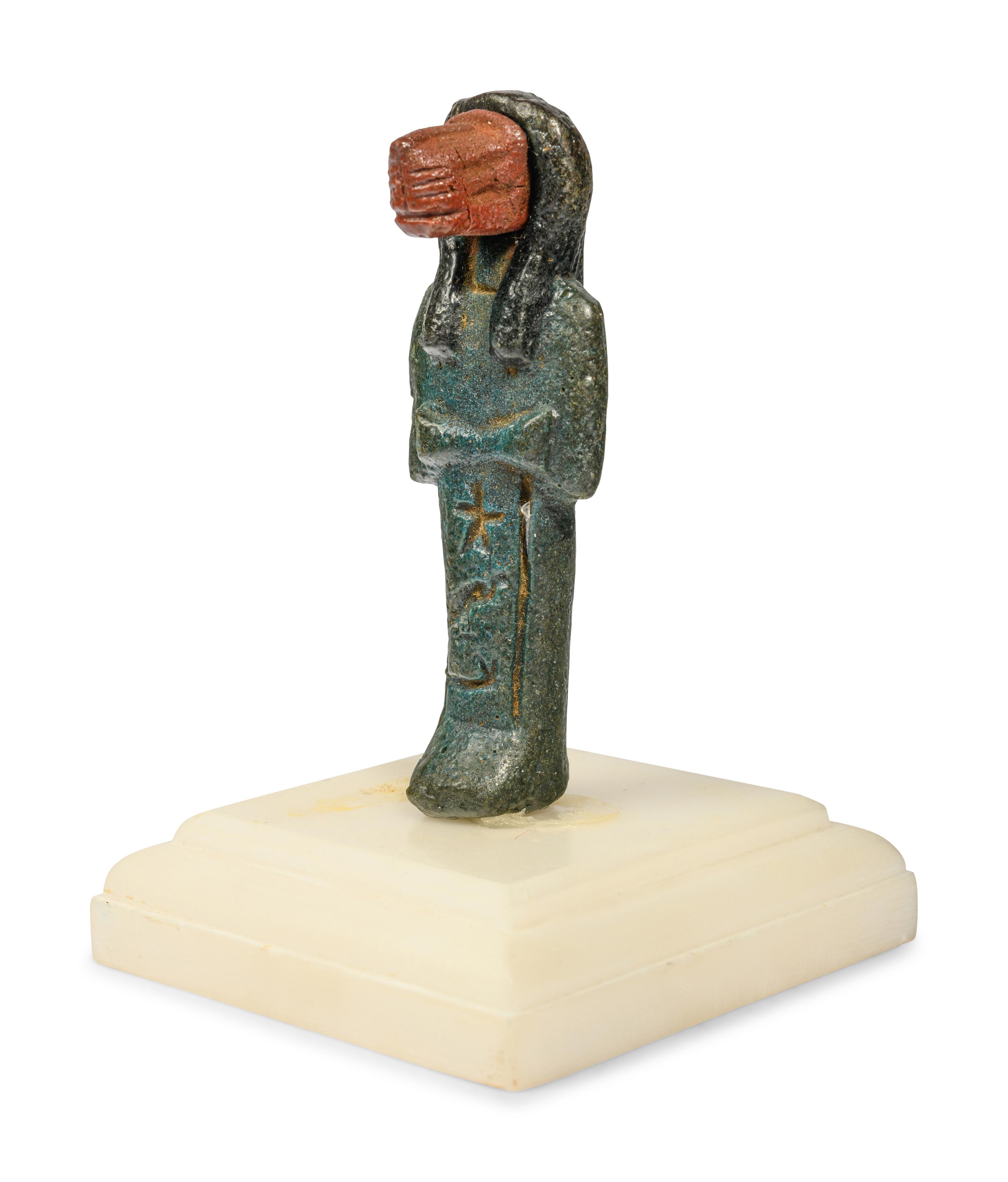 An Egyptian Composite Faience Sekhmet