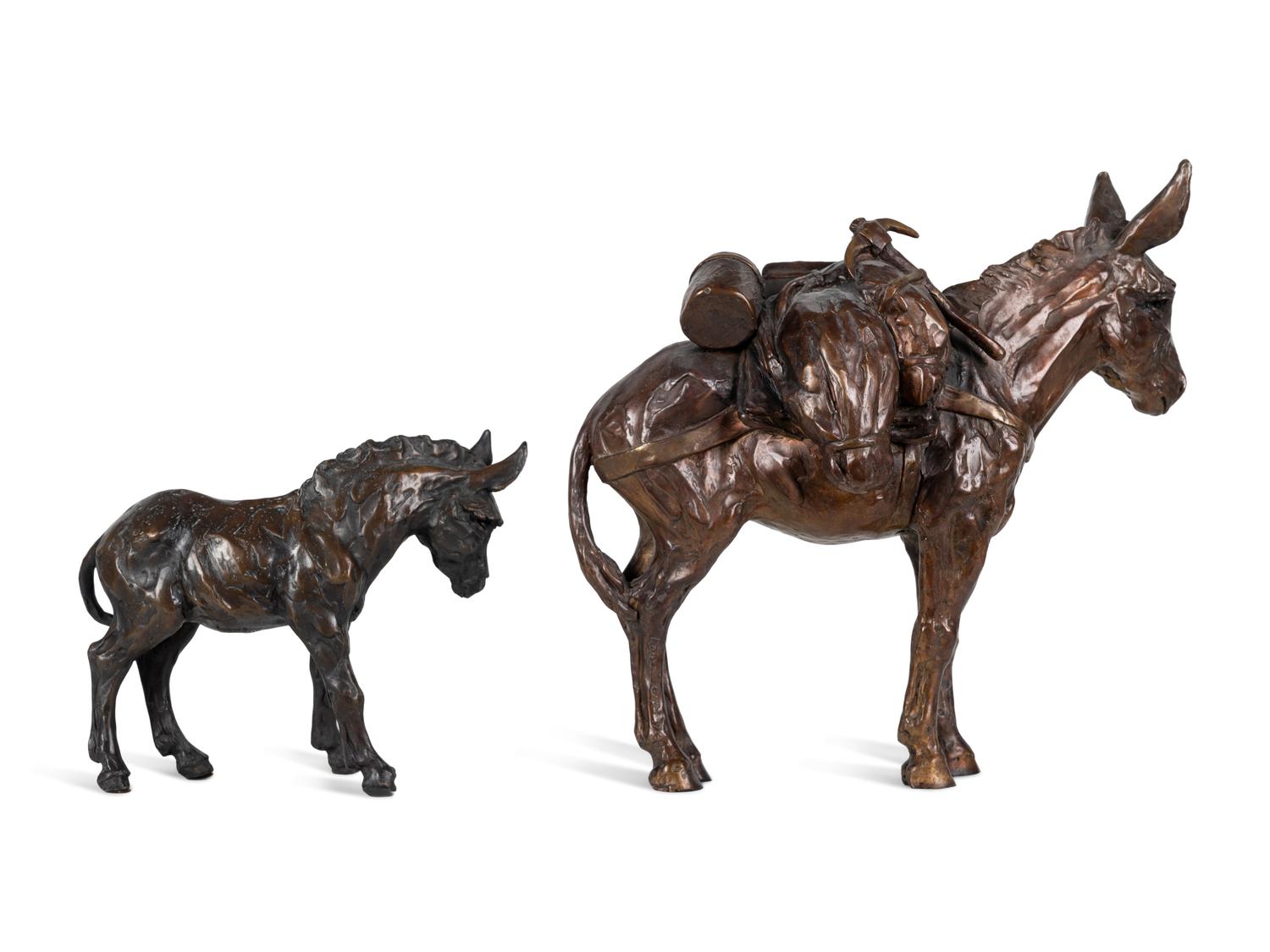Two Works: Dee Dee , edition 49/50, 1988, and Pack Mule , edition 7/30, 1994