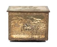 A Victorian Coal Box Height 15 1/2 inches.