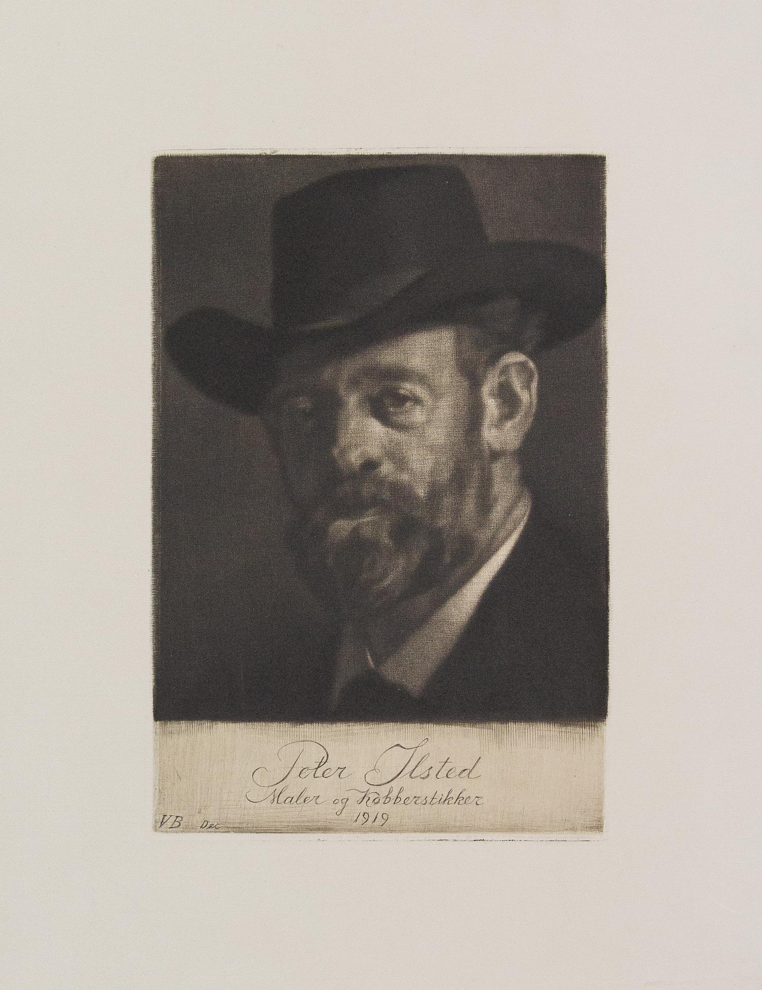 Peter Vilhelm Ilsted, (Danish, 1861-1933), A.G. Rudelbach and Maler og kobberstikker (two works)