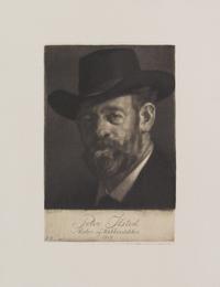 Peter Vilhelm Ilsted, (Danish, 1861-1933), A.G. Rudelbach and Maler og kobberstikker (two works)