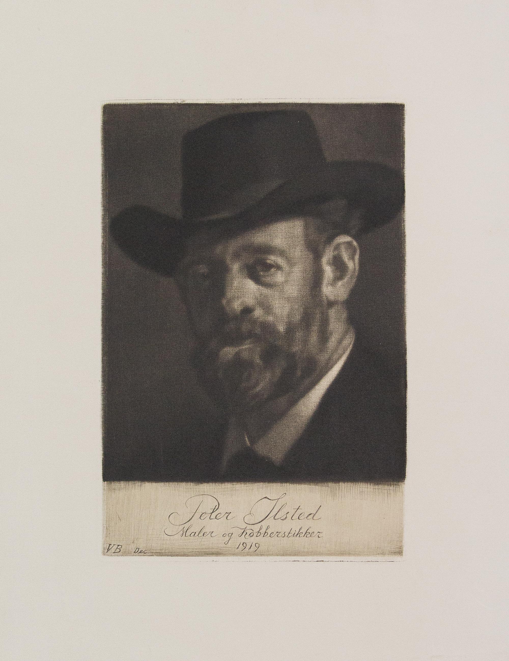 Peter Vilhelm Ilsted, (Danish, 1861-1933), A.G. Rudelbach and Maler og kobberstikker (two works)