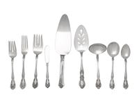 An American Silver Flatware Service