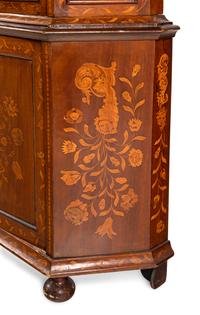 A Dutch Marquetry Bookcase