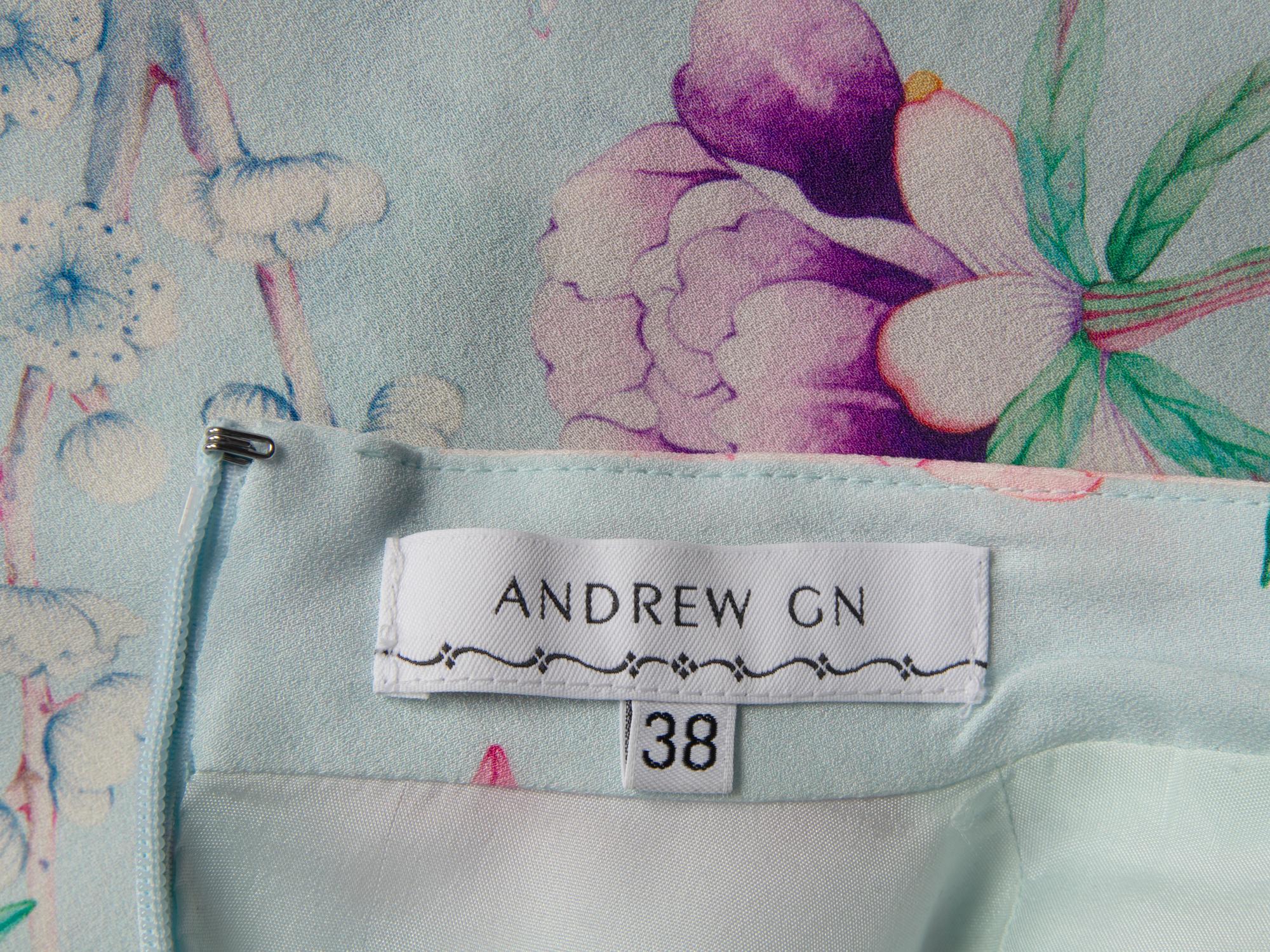 Andrew Gn Floral Dress