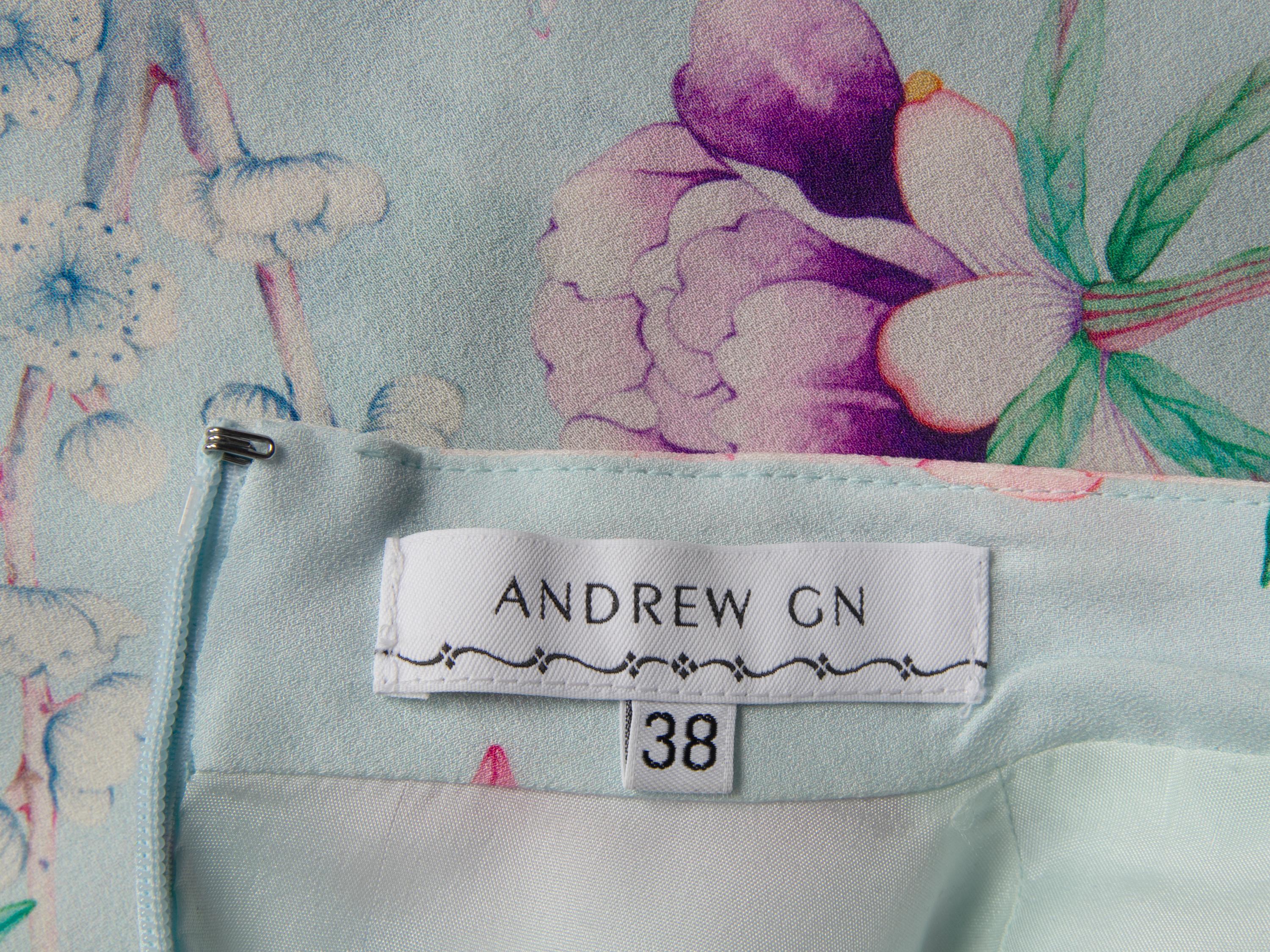 Andrew Gn Floral Dress