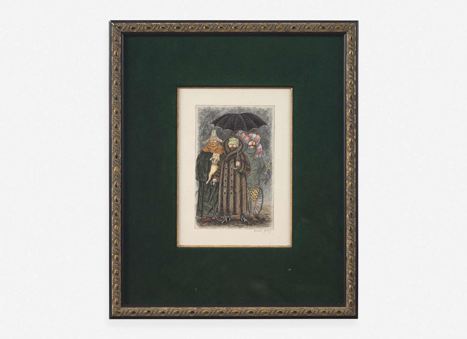 [Children's & Illustrated] Gorey, Edward: Original Illustration for "The Broken Spoke"