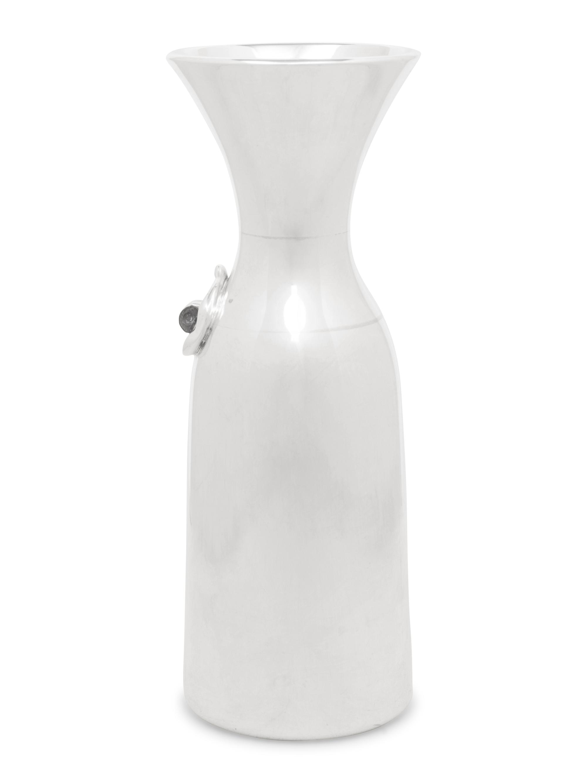 An Italian Silver Carafe Retailed by Bulgari