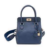 Hermès, Toolbox 20 Bag in Bleu Saphir Swift
