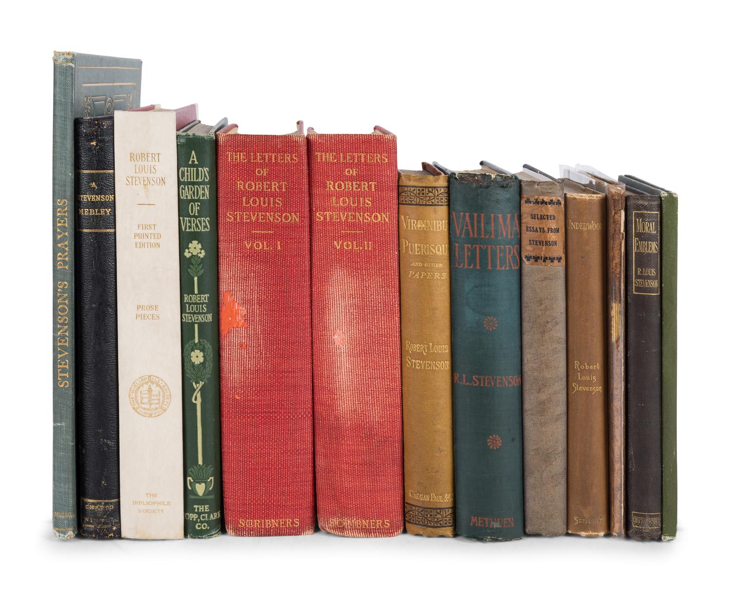 STEVENSON, Robert Louis (1850-1894). A group of 20 prose works, including: