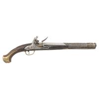 Decorative Middle Eastern Flintlock Pistol with French Lock