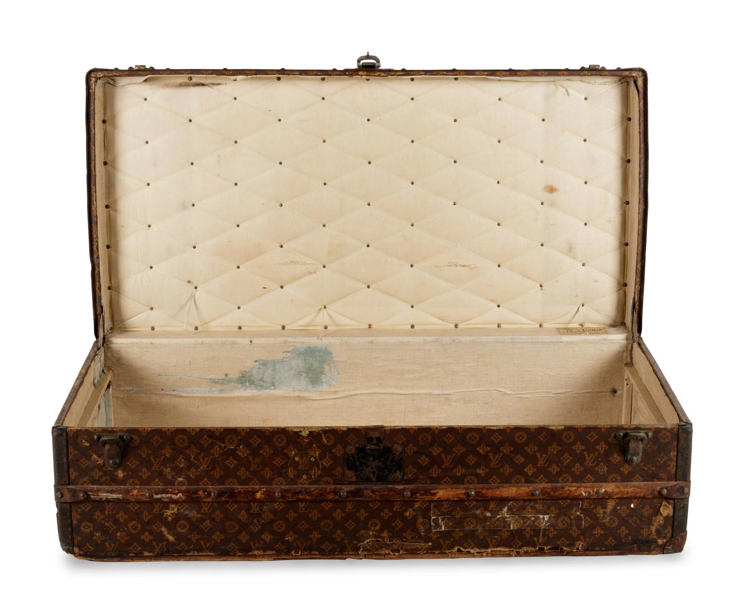 A Louis Vuitton Steamer Trunk