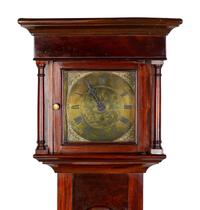 A George III Mahogany Grandmother Clock Circa 1750-1760