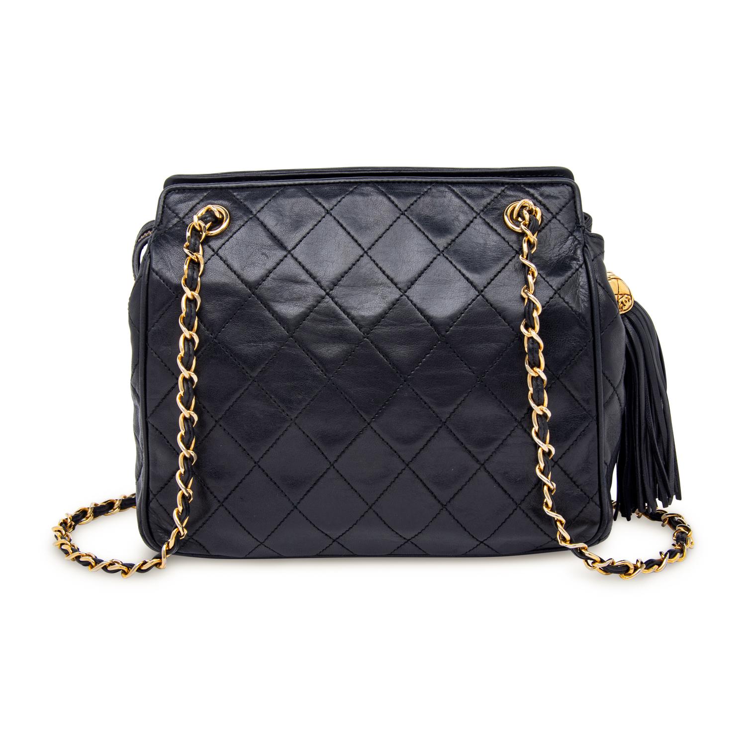 Chanel, Black Square Shoulder Bag