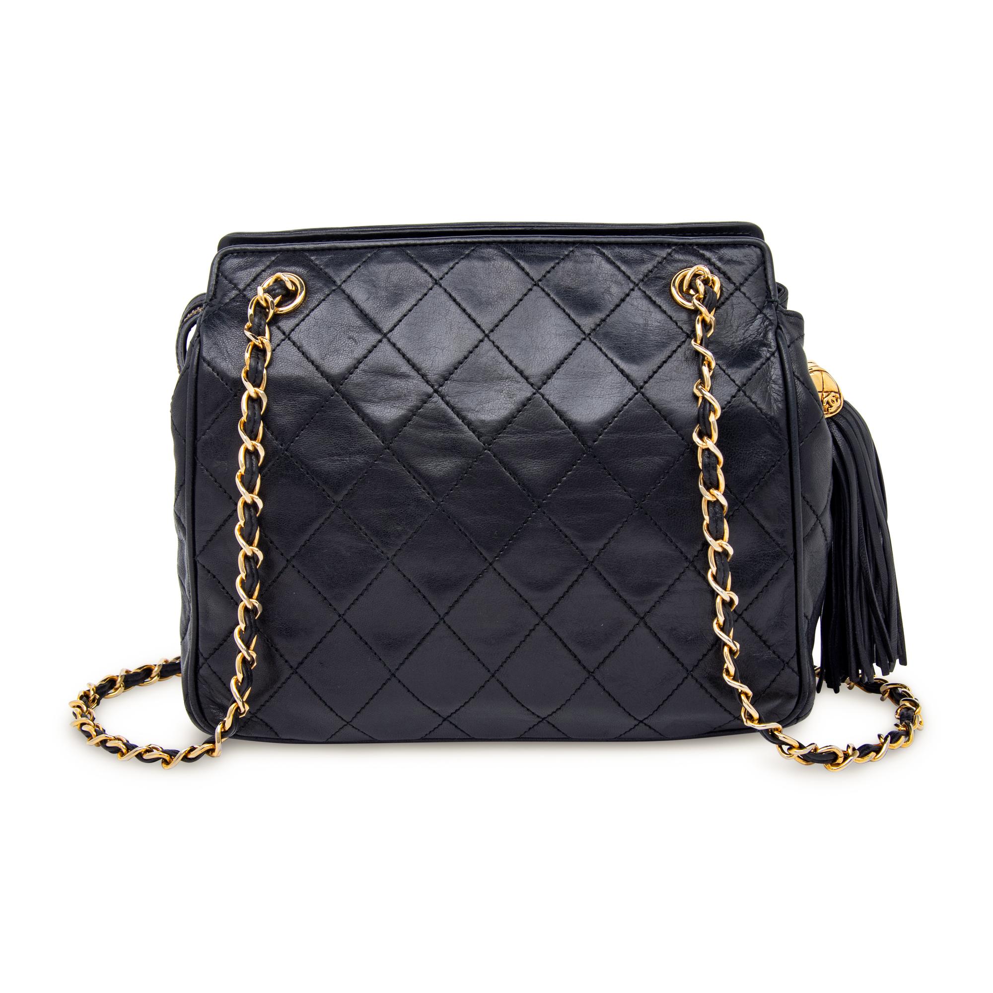 Chanel, Black Square Shoulder Bag