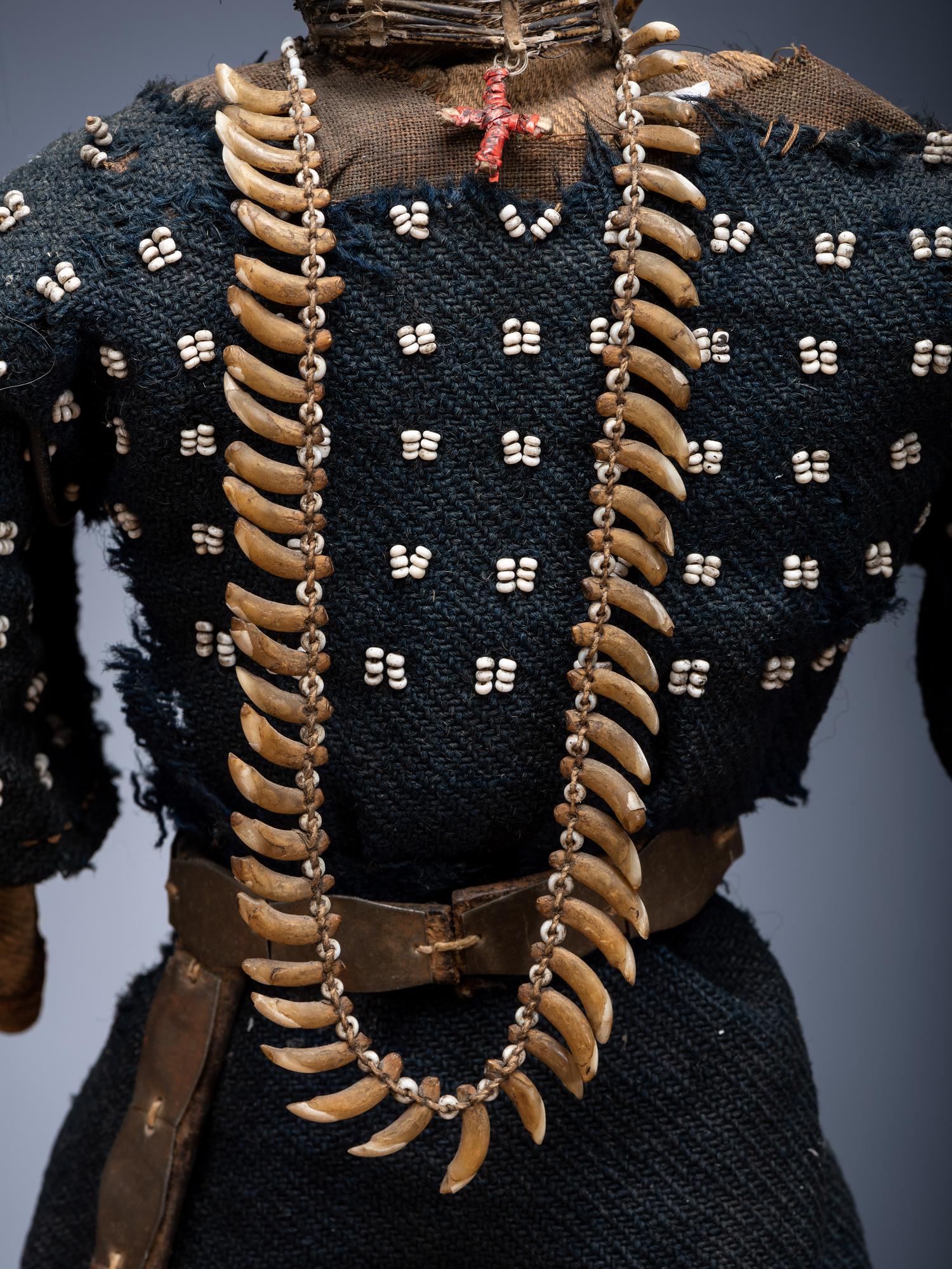 Sioux Beaded Doll, with Necklace