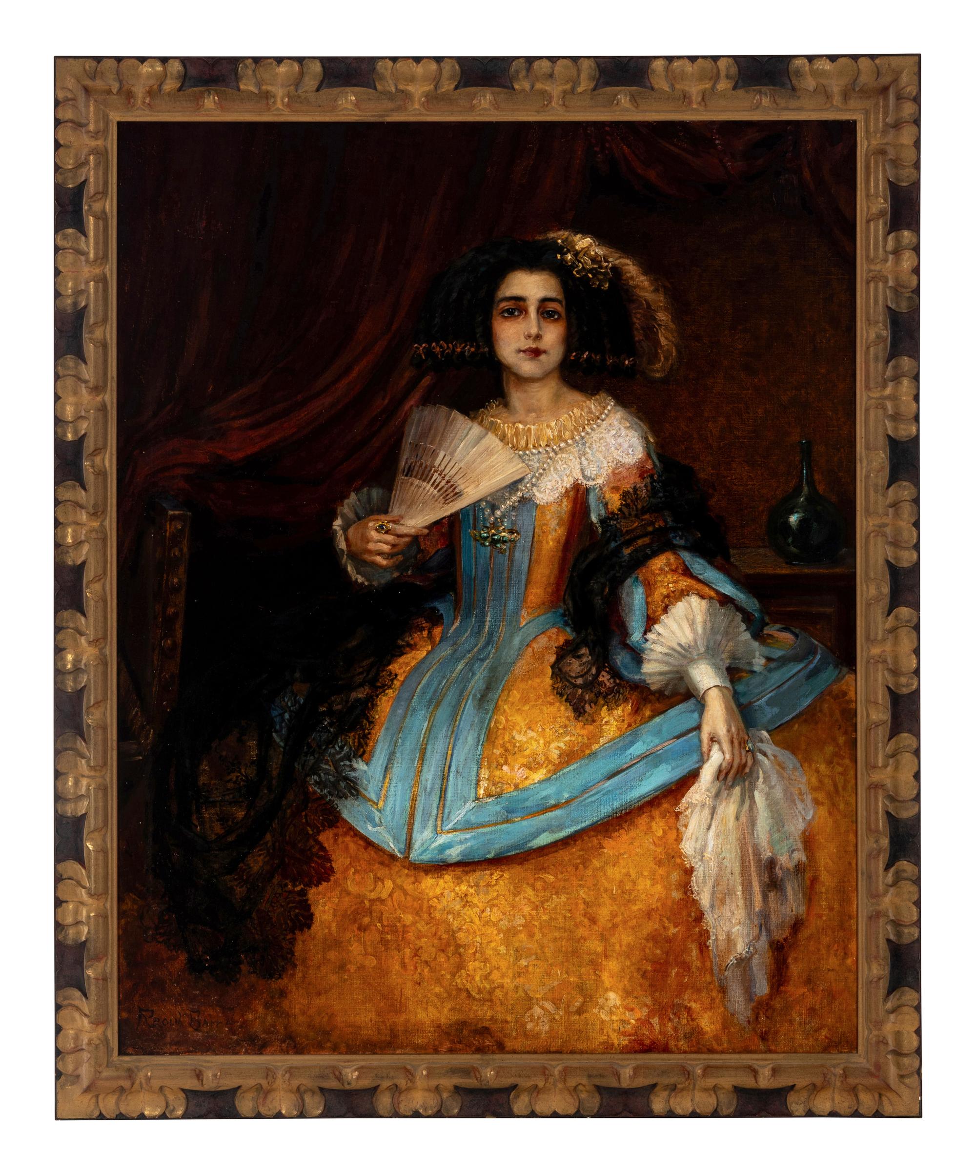 Portrait of a Lady with a Fan
