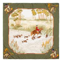 Hermès & Gucci, Two Silk Scarves