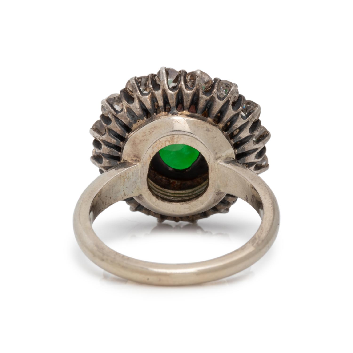 JADE AND DIAMOND RING